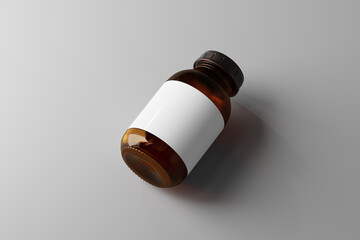 Amber Glass Bottle or Jar