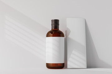 Amber Glass Bottle or Jar