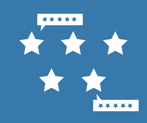 design about simple rating background