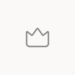 Crown vector icon sign symbol