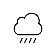Rain Icon Logo Design Vector Template Illustration