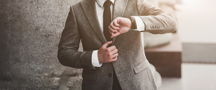  businessman in classic suit