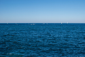 Obraz premium boat in the sea