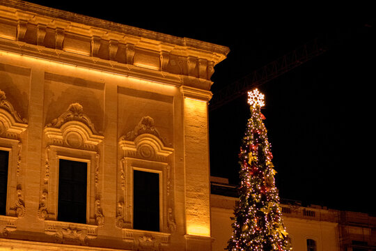 church in the night