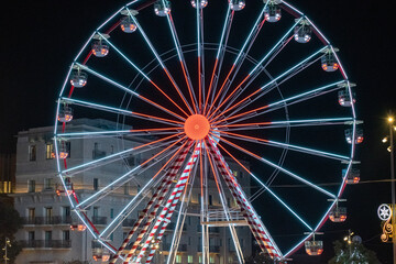ferris wheel at night