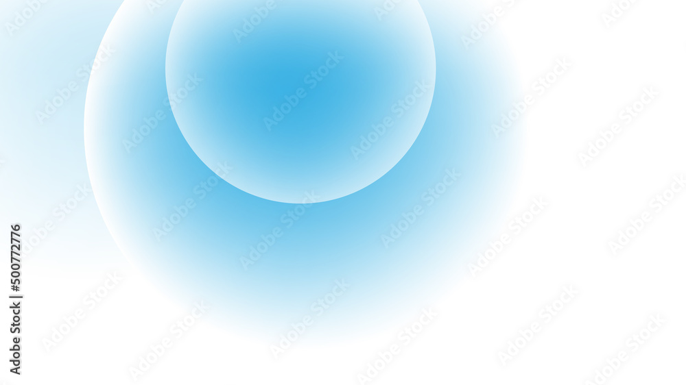 Wall mural modern abstract background with motion waves elements and light blue gradient color