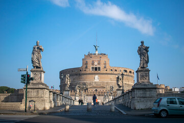 Naklejka premium saint peter basilica city