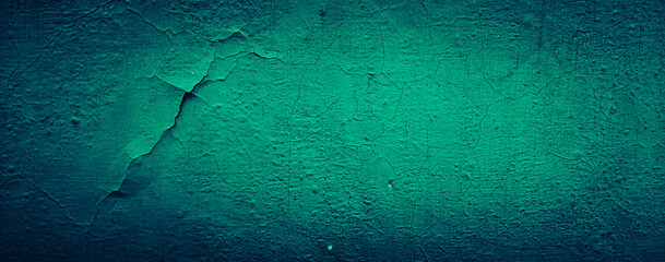 dark green grungy texture cement concrete wall abstract background - Powered by Adobe