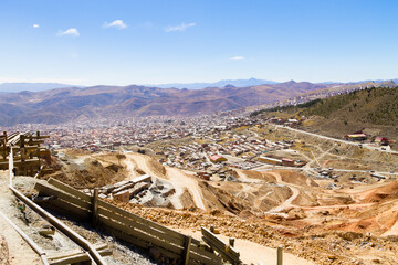 Potosi aerial view,Bolivia