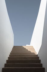 stairway to heaven of Santorini, Greece, Cyclades