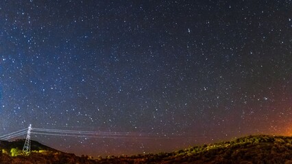 Naklejka premium starry night sky