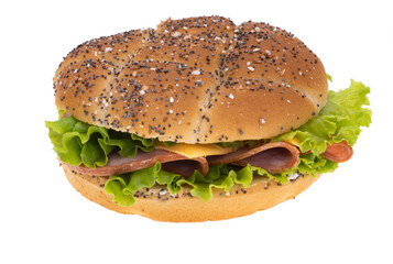 cheeseburger isolated