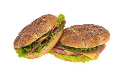 cheeseburger isolated