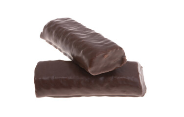 chocolate candies isolated