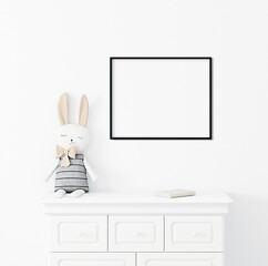 Kids frame mockup, interior 