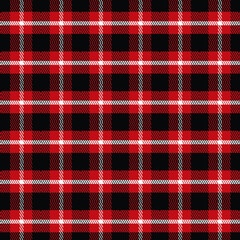 Plaid checkered fabric pattern. Modern plaid design for shirts, skirts, tablecloths, flannel, and blanket. Vector illustration. eps 10