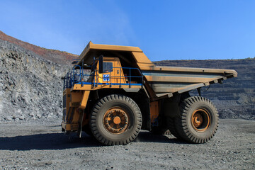 Extraction of iron ore in quarry  Southern Mining Processing Plant.