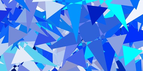 Light BLUE vector texture with random triangles.