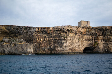 old fortress in the sea