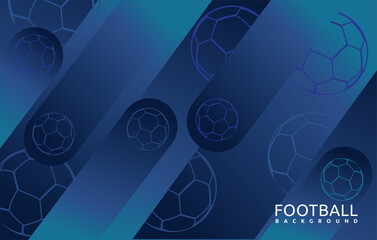 Fototapeta Football competition background illustration design. for flyers, posters, pamphlets and others. vector obraz