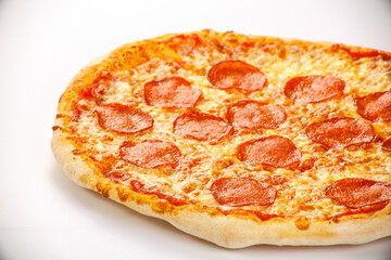 Italian traditional Pizza with pepperoni