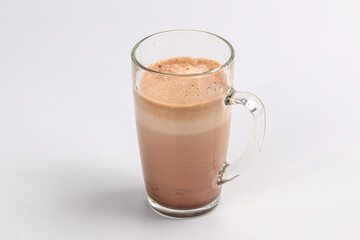 Hot sweet and tasty chocolate drink