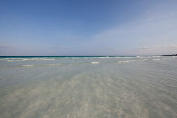 メキシコ・ユカタン半島にあるトゥルムビーチのカリブ海