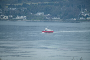 Obraz premium western ferry from tower hill