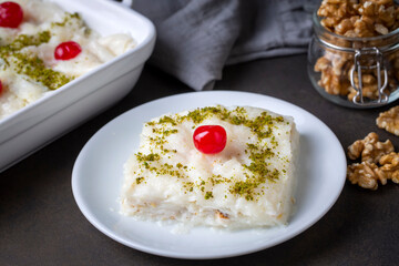 Turkish Traditional Ramadan Dessert Gullac