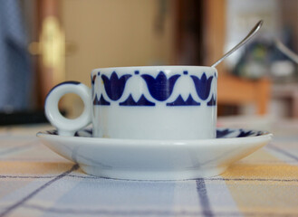 Cup of black coffee is healthy