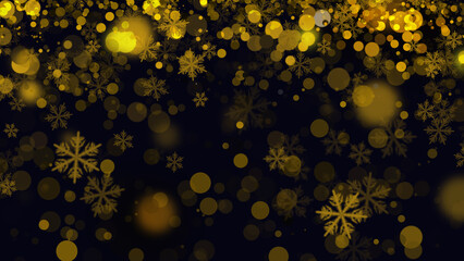 background with beautiful snowflakes for new year and christmas