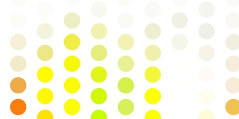 Light green, red vector texture with disks.