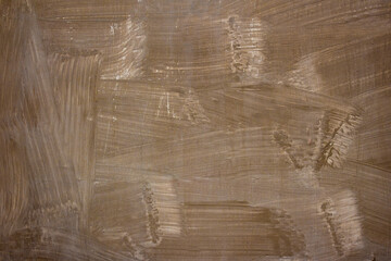 random brush strokes on the wall