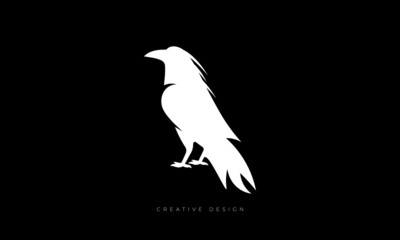 Crow branding logo design