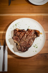 grilled beef steak