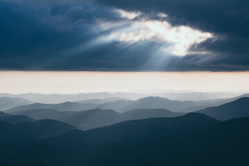 Abstract mountain background