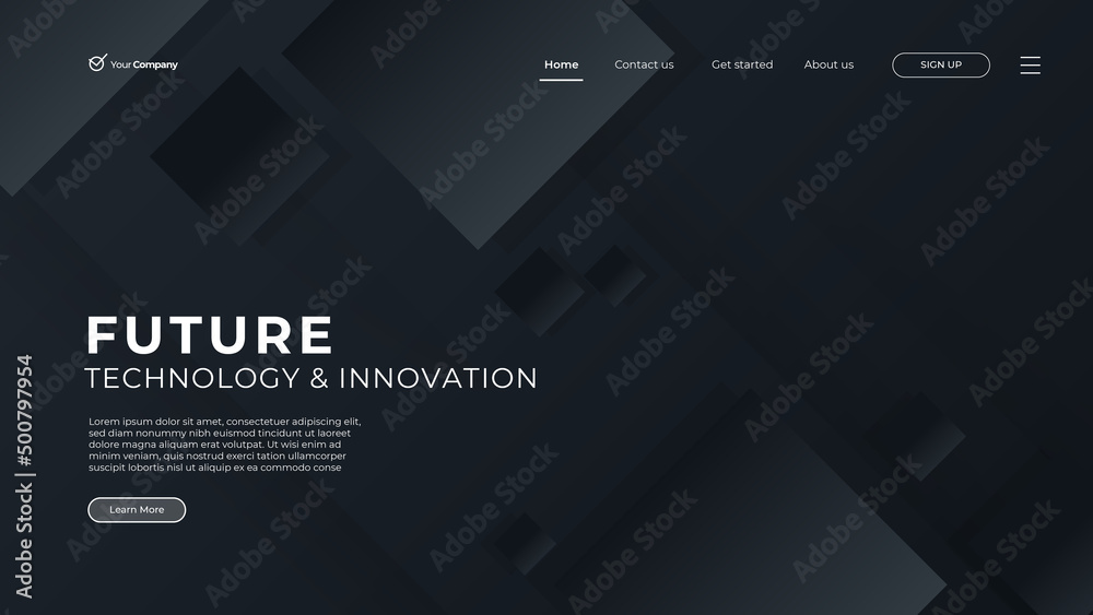 Wall mural flat design web page templates of graphic design, website design and development, social media, busi