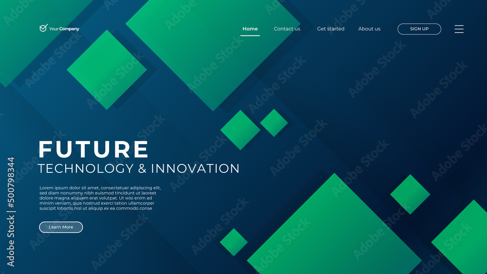 Wall mural flat design web page templates of graphic design, website design and development, social media, busi
