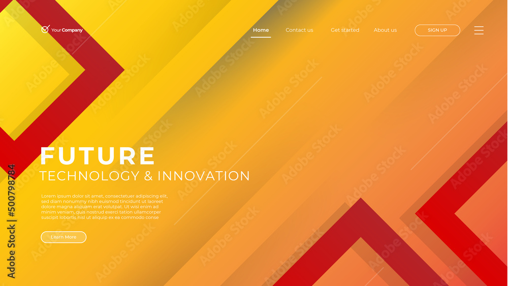 Wall mural web design. website landing page for monitor, laptop, tablet, phone. creating ui ux website design. 