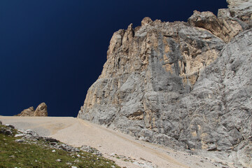 Fototapeta na wymiar Mountain landscape in a sunny day. Italian Alps.