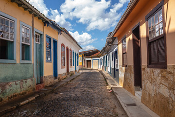 Historic building in the city of São João Del Rei, State of Minas Gerais, Brazil