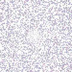 Halftone circular elements, digital dots abstract background, vector illustration