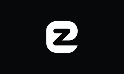 Obraz na płótnie Canvas EZ Alphabet initial Letter Monogram Icon Logo vector illustration