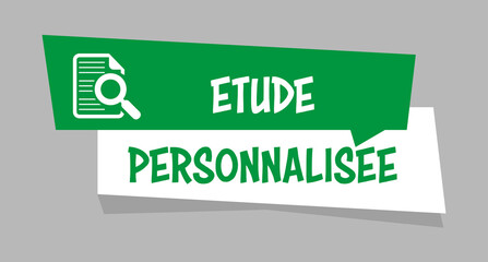 Logo étude personnalisée.