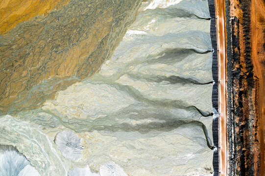 open cut mining tailings dam
