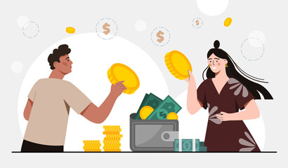 Family budget concept