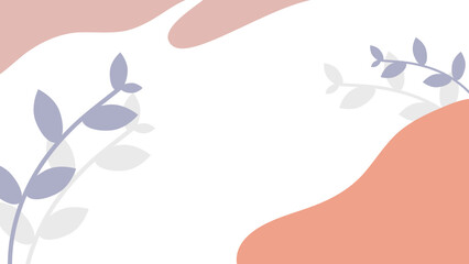 Background abstract with leaf aesthetic