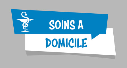 Logo soins à domicile.