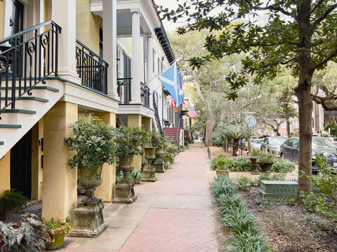 Street Scene in Savannah Georgia
