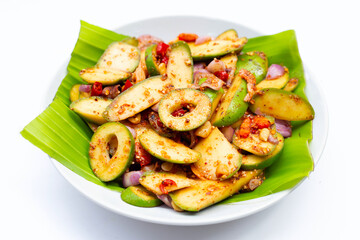 Spicy Thai green mango salad